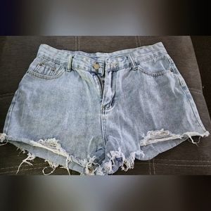 ** DONATED ** Classic High Rise Denim Shorts